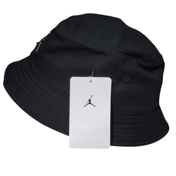 Jordan Metal Jumpman Apex Bucket Hat Kids Youth 8-20 Black Unisex Boy Girl NEW - Picture 2 of 11